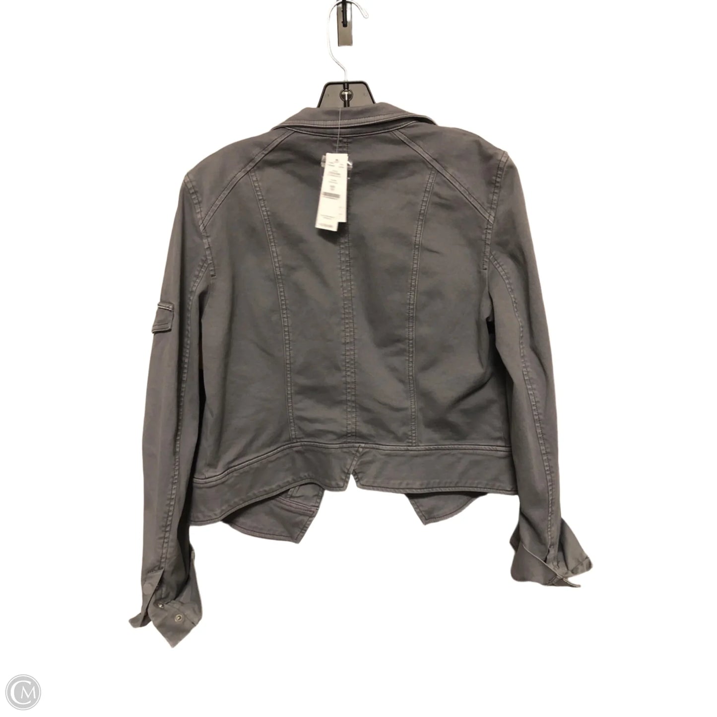Jacket Denim By White House Black Market In Grey Denim, Size: 10