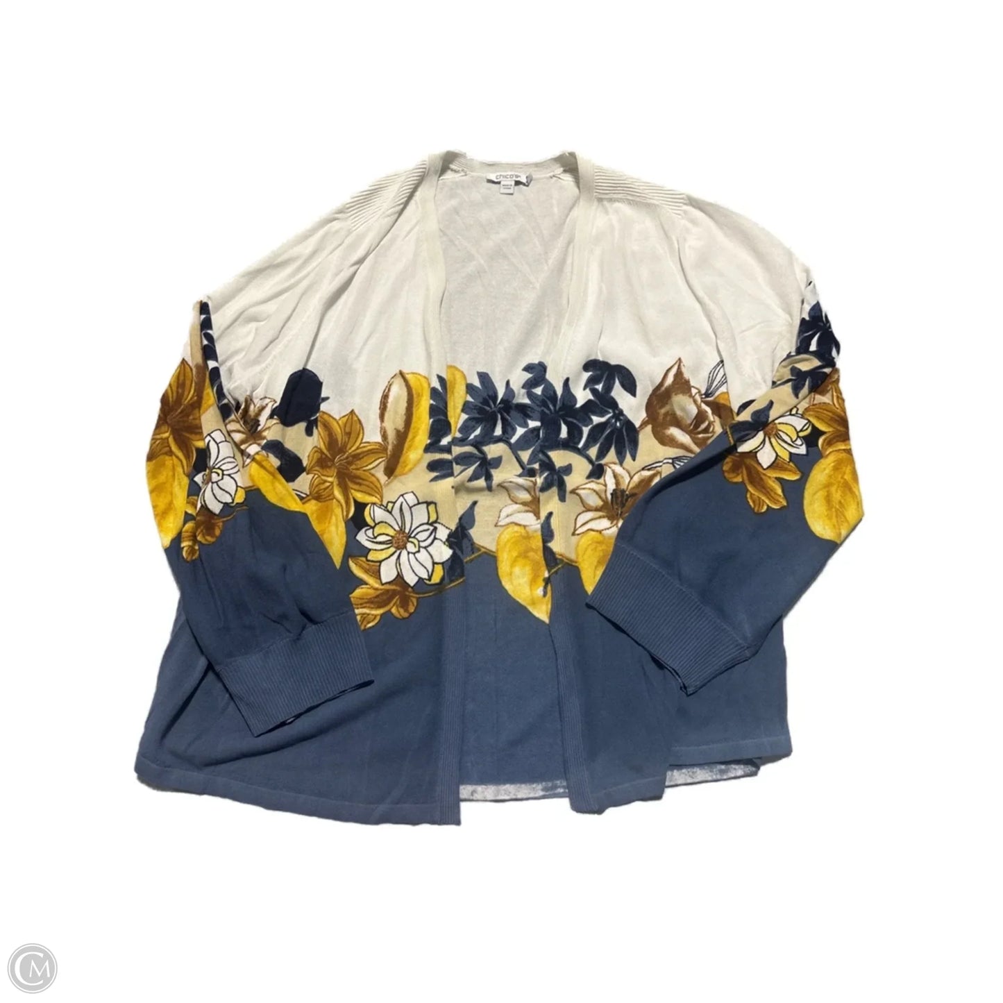 Cardigan By Chicos In Blue, Size: Xl