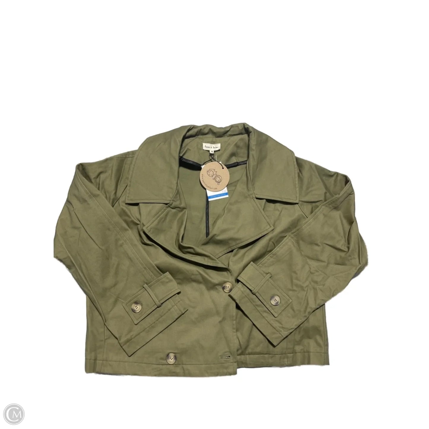 Jacket Shirt By Cmc In Green, Size: S