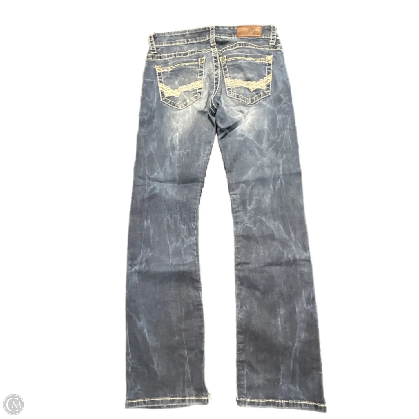 Jeans Straight By Bke In Blue Denim, Size: 0