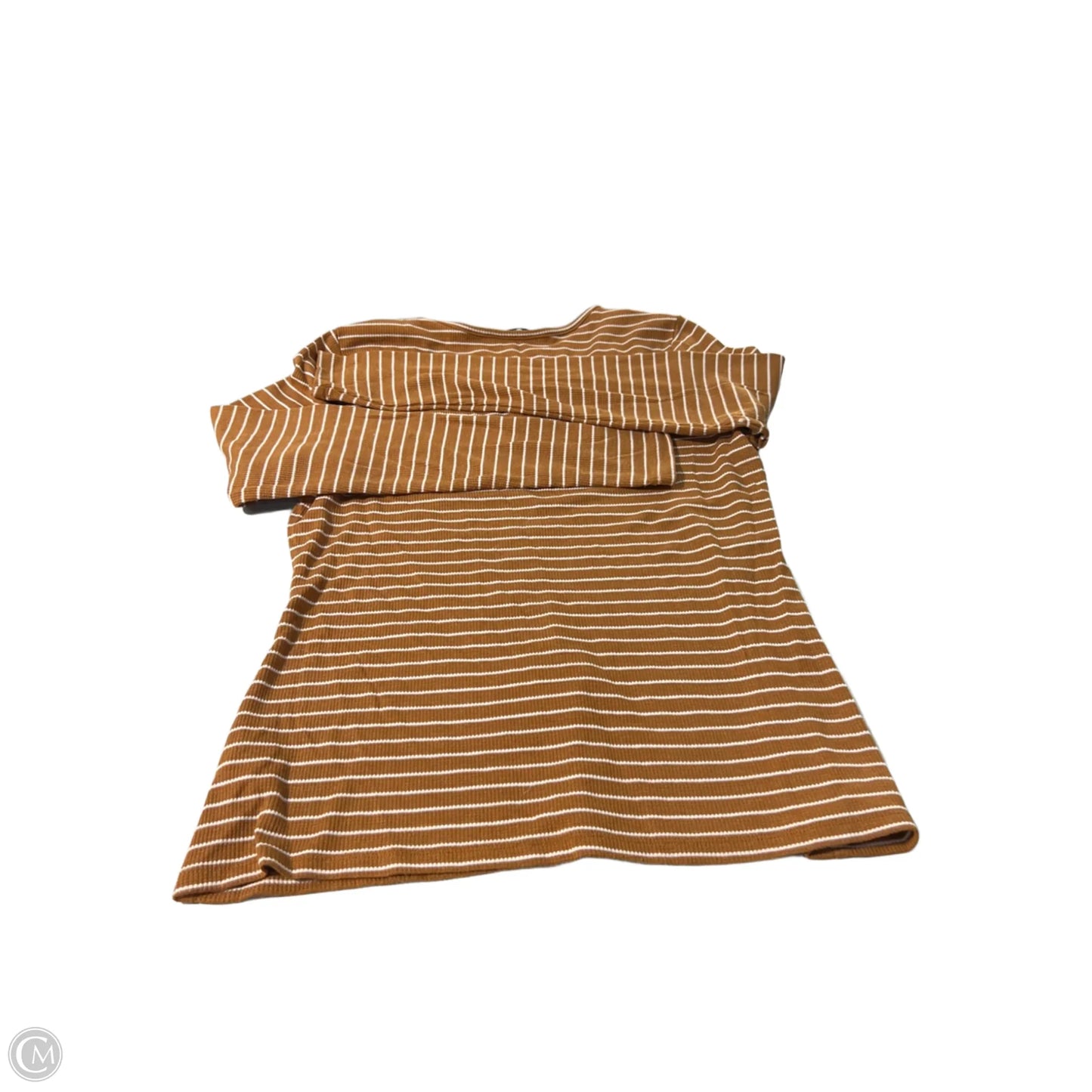 Top Long Sleeve By Lands End In Brown, Size: M