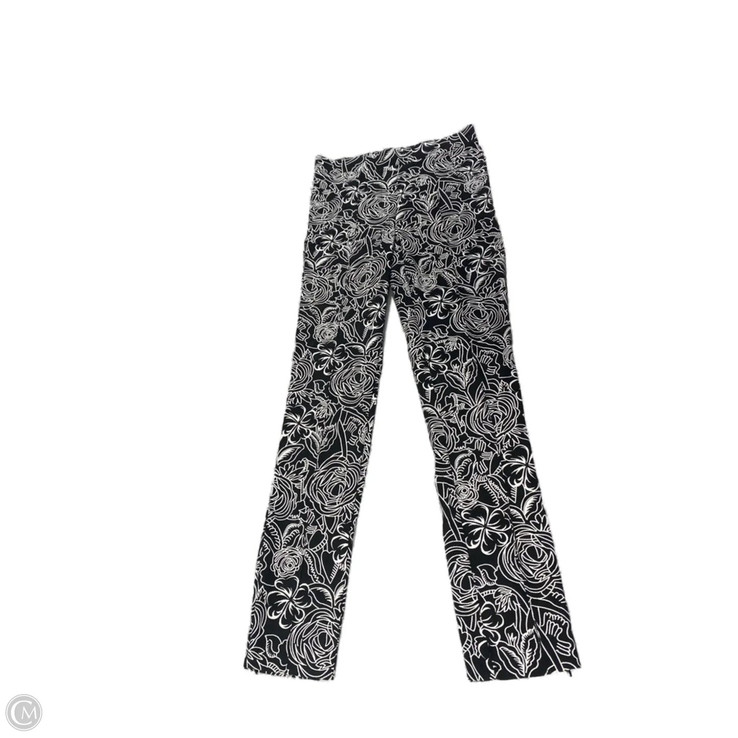 Pants Chinos & Khakis By Joseph Ribkoff In Black & White, Size: 2