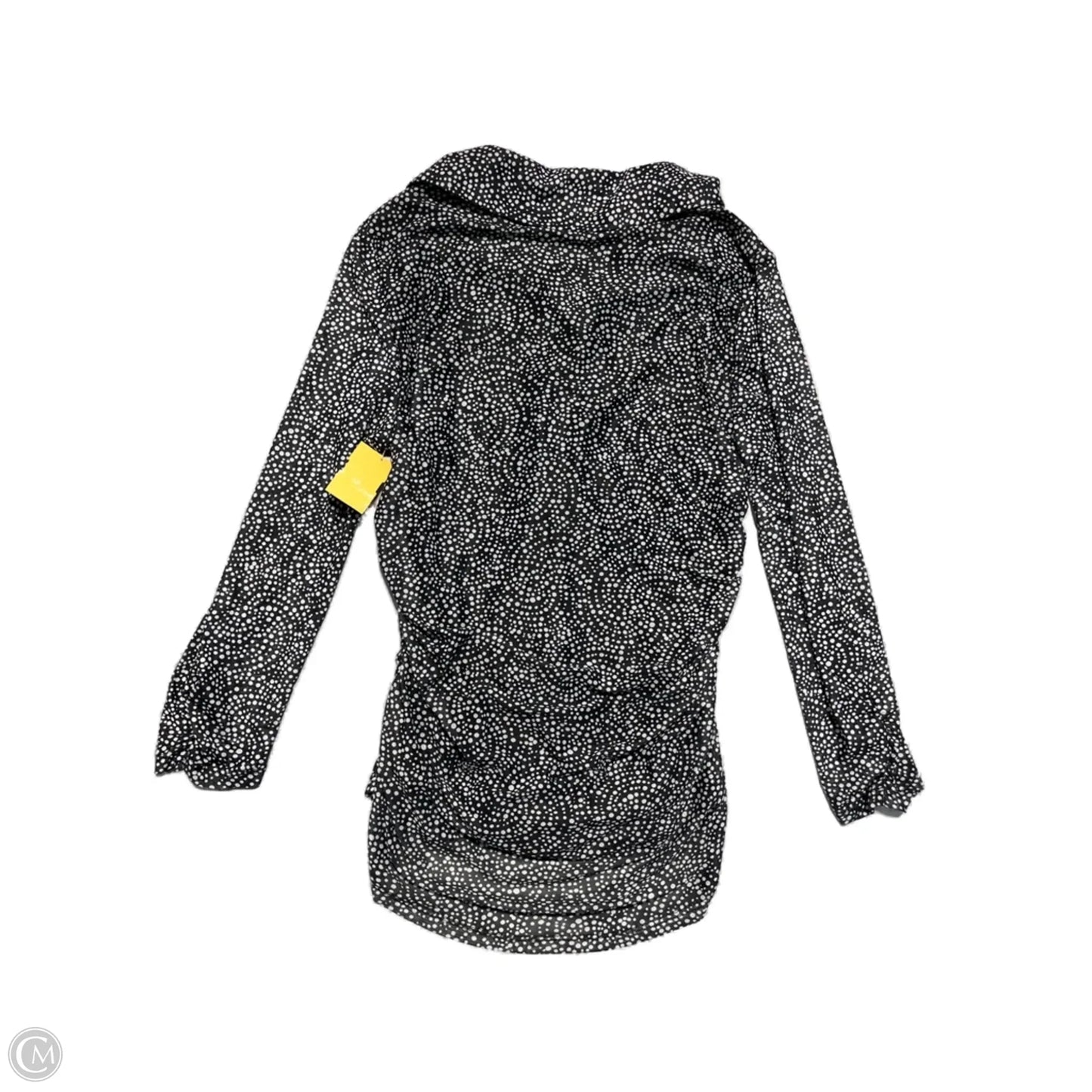 Top Long Sleeve By Cable And Gauge In Polkadot Pattern, Size: S