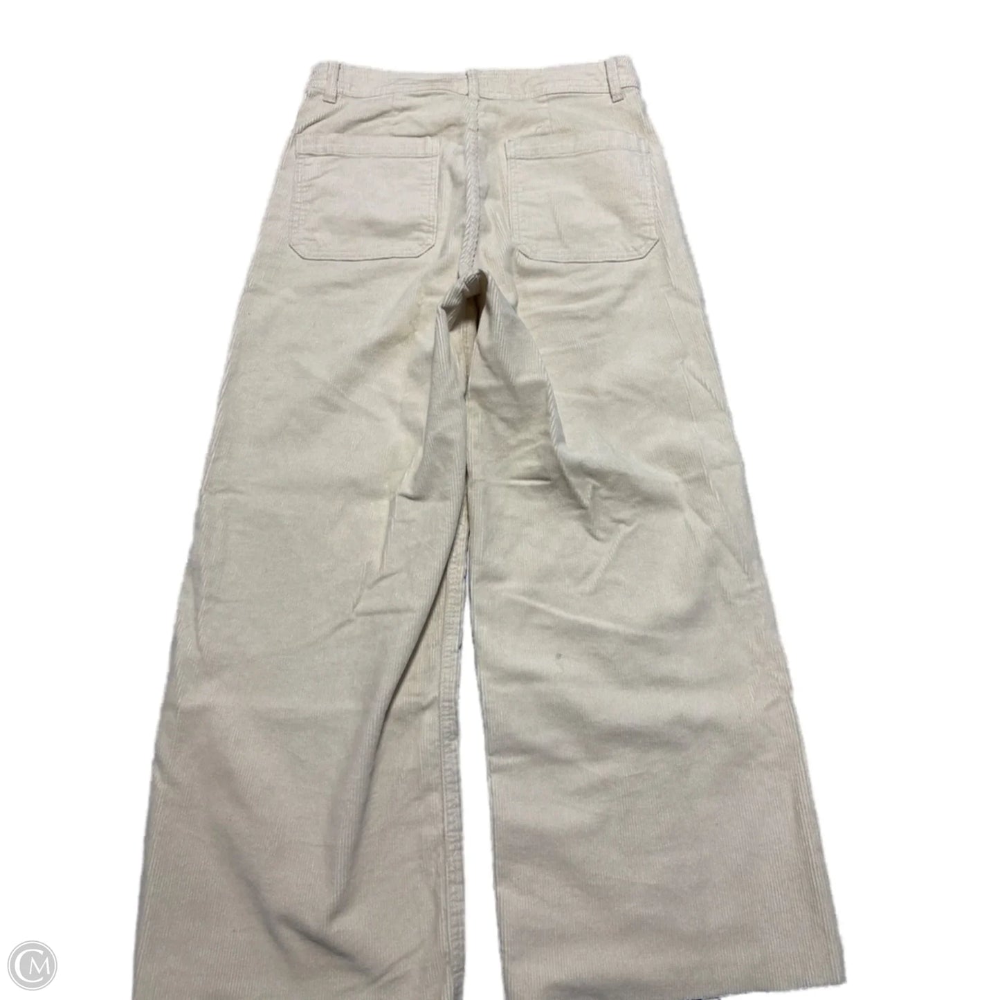 Jeans Wide Leg By Oat In Cream, Size: 10