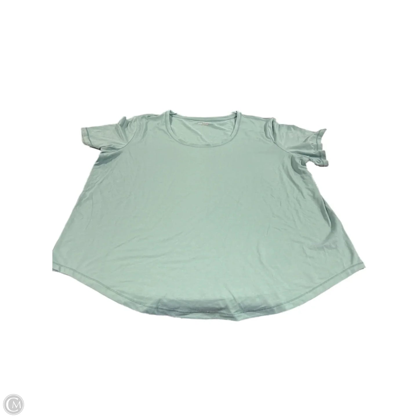 Top Short Sleeve By Joe Fresh In Blue, Size: 1x