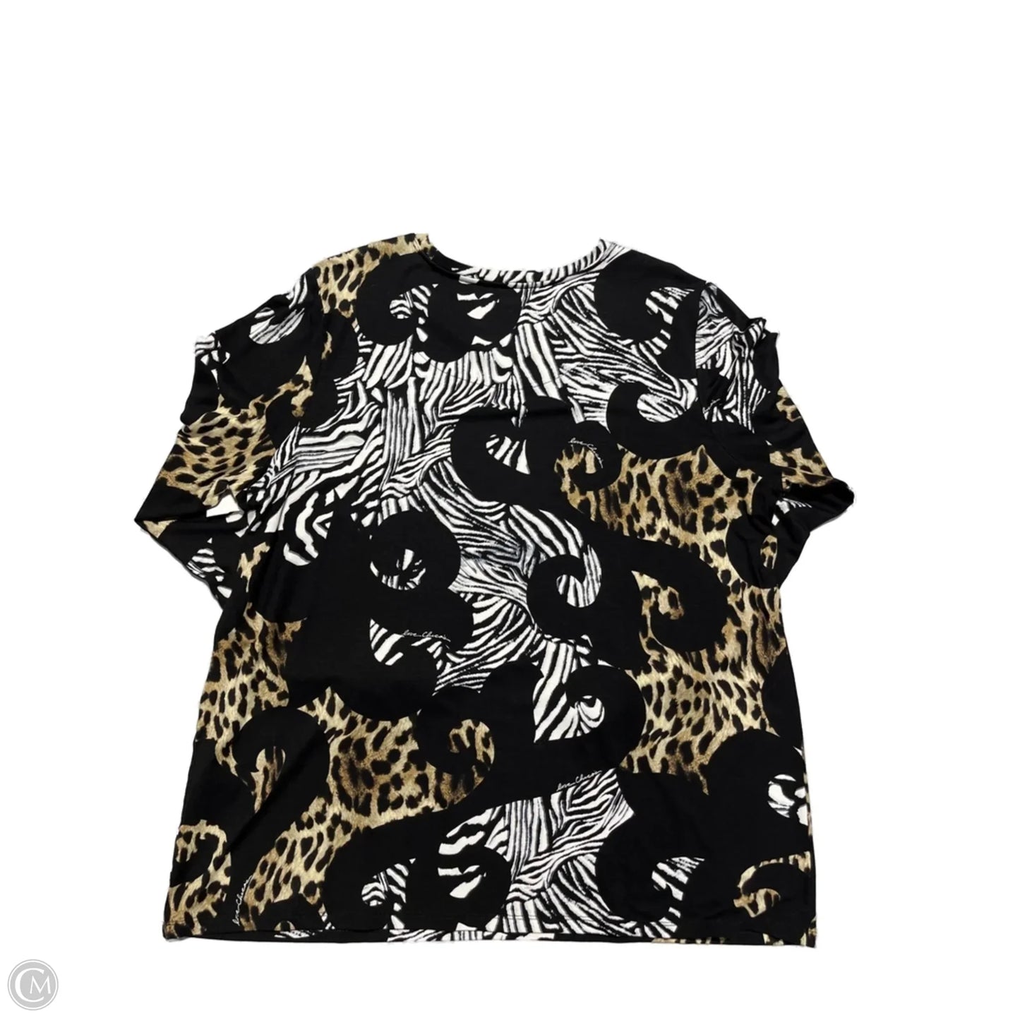 Top Long Sleeve By Chicos In Animal Print, Size: Xxl