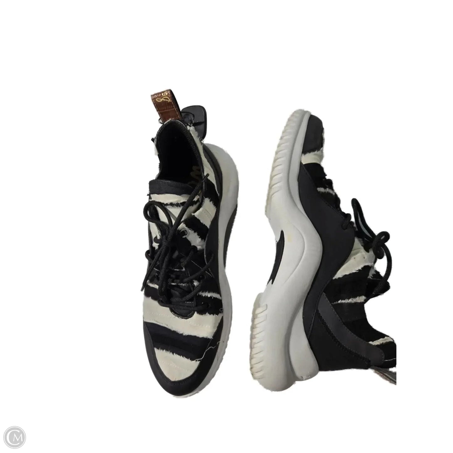 Shoes Sneakers By Sam Edelman In Black & White, Size: 10