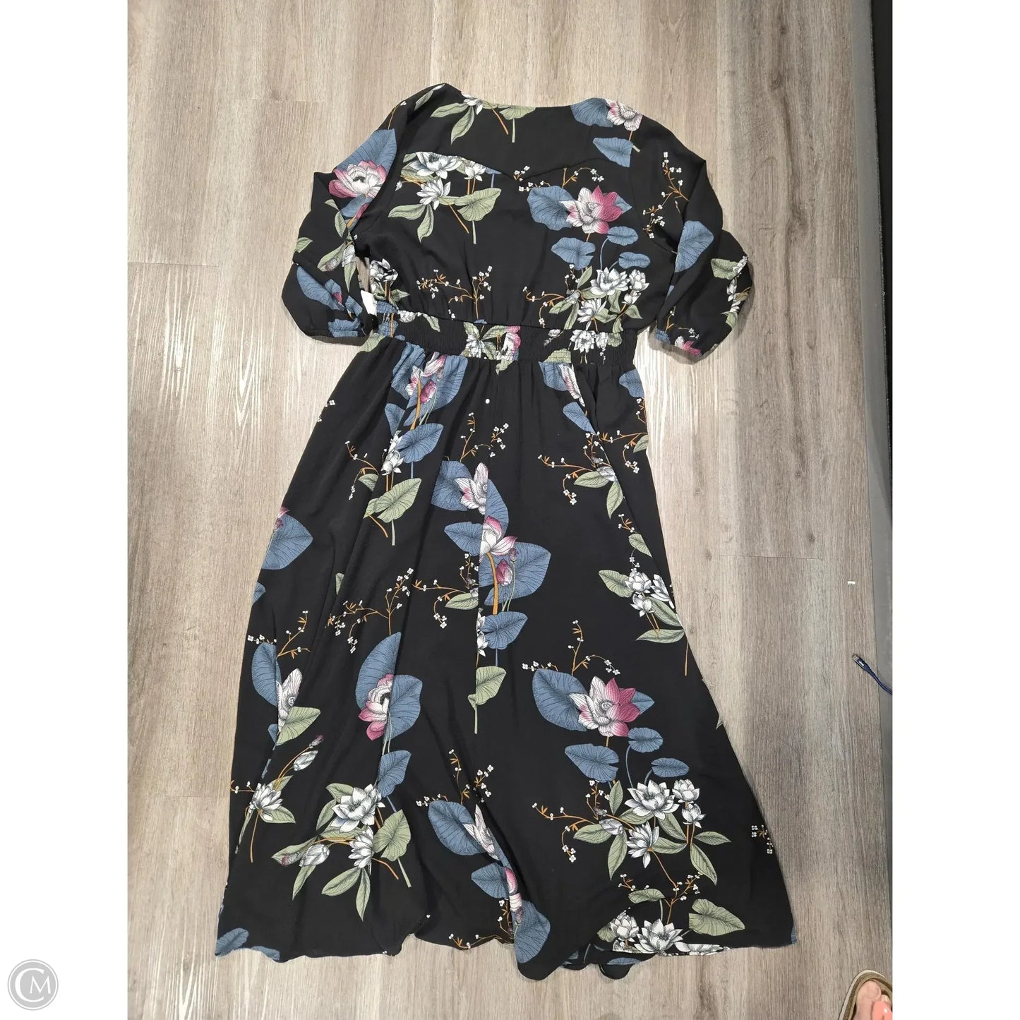 Dress Casual Maxi By City Chic In Floral Print, Size: Xl