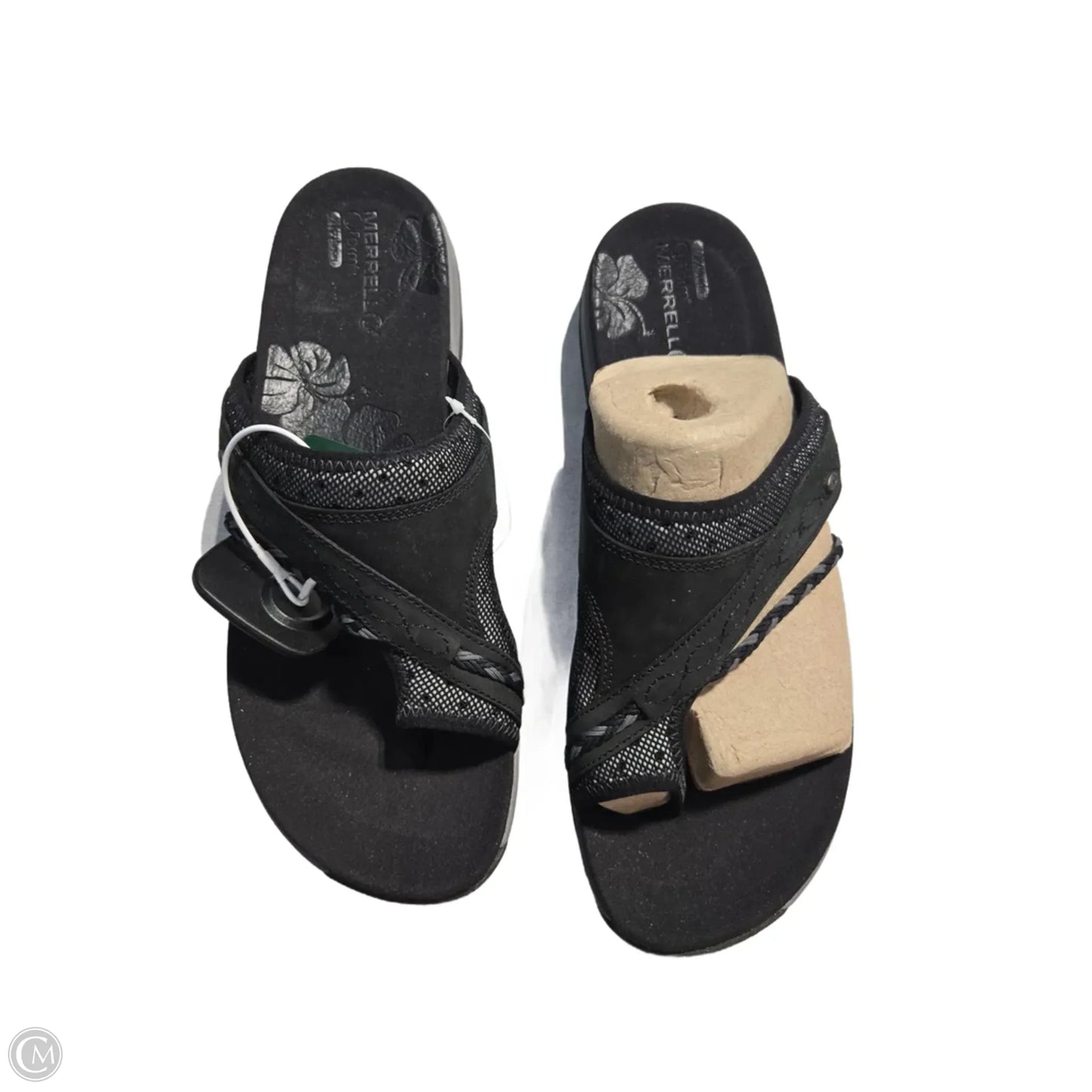 Sandals Flats By Merrell In Black, Size: 11