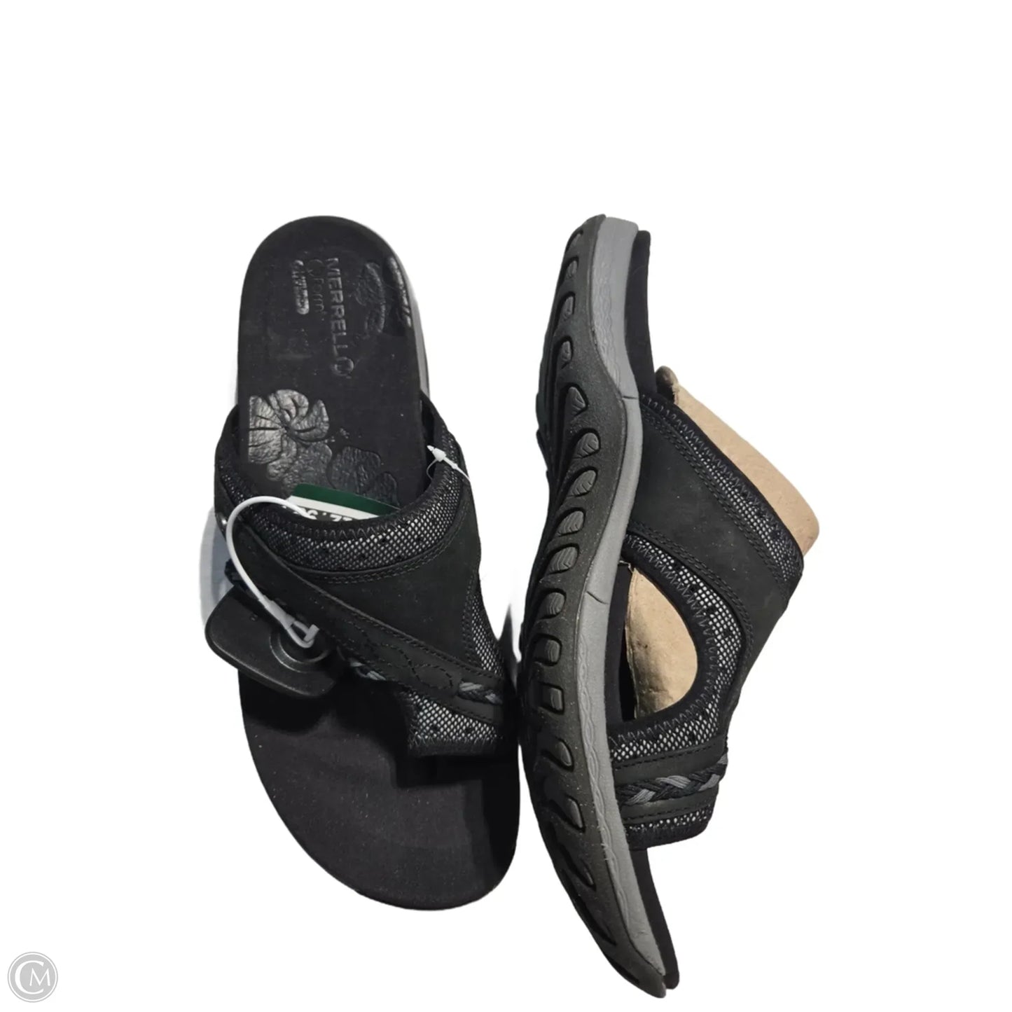 Sandals Flats By Merrell In Black, Size: 11