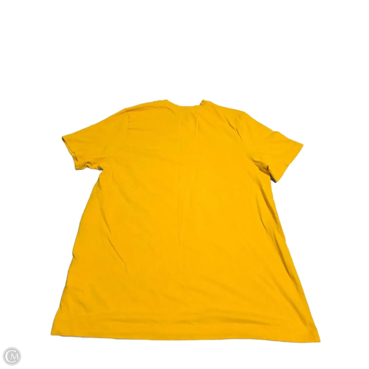 Top Short Sleeve Basic By Nike In Yellow, Size: L