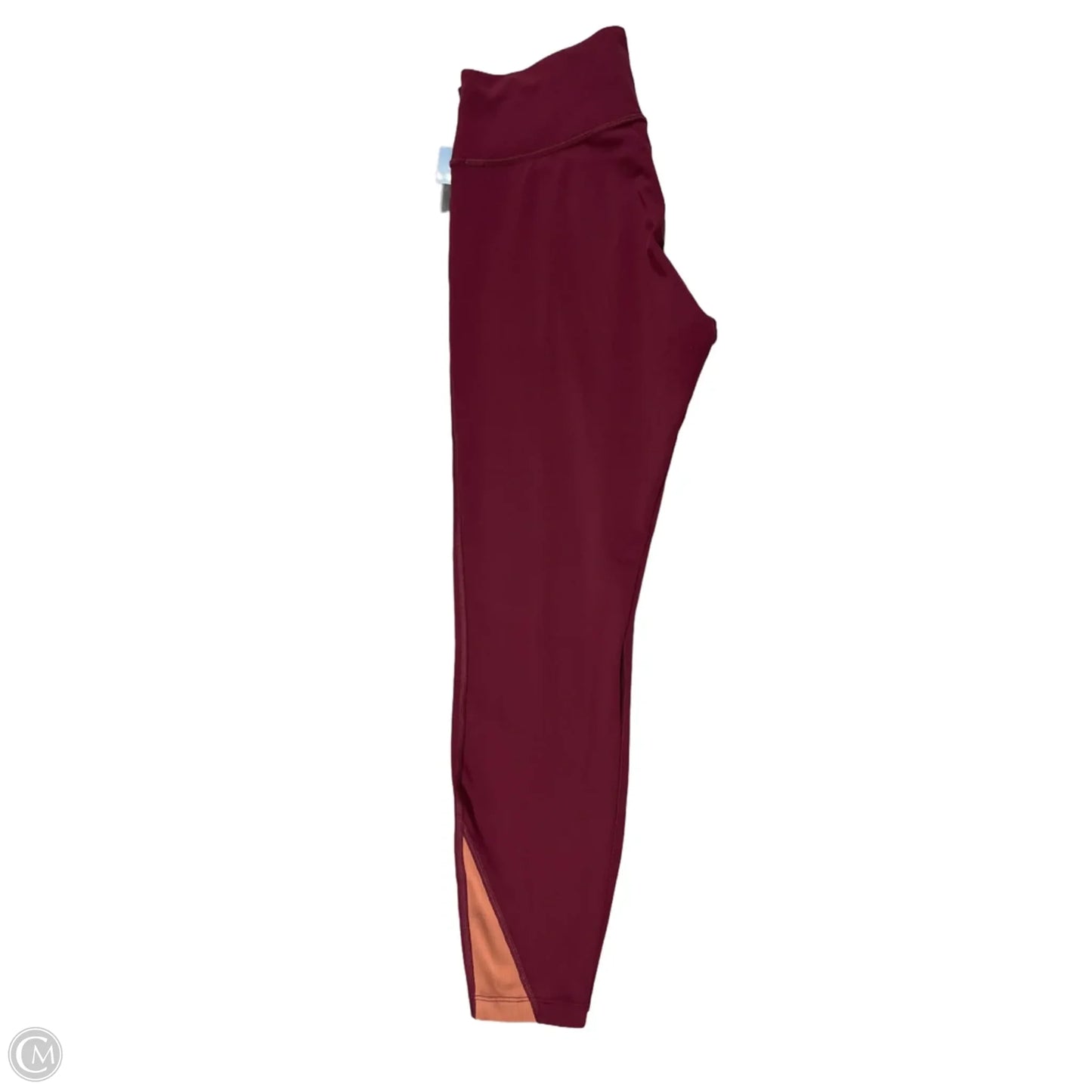 Athletic Leggings By Peloton In Pink, Size: L