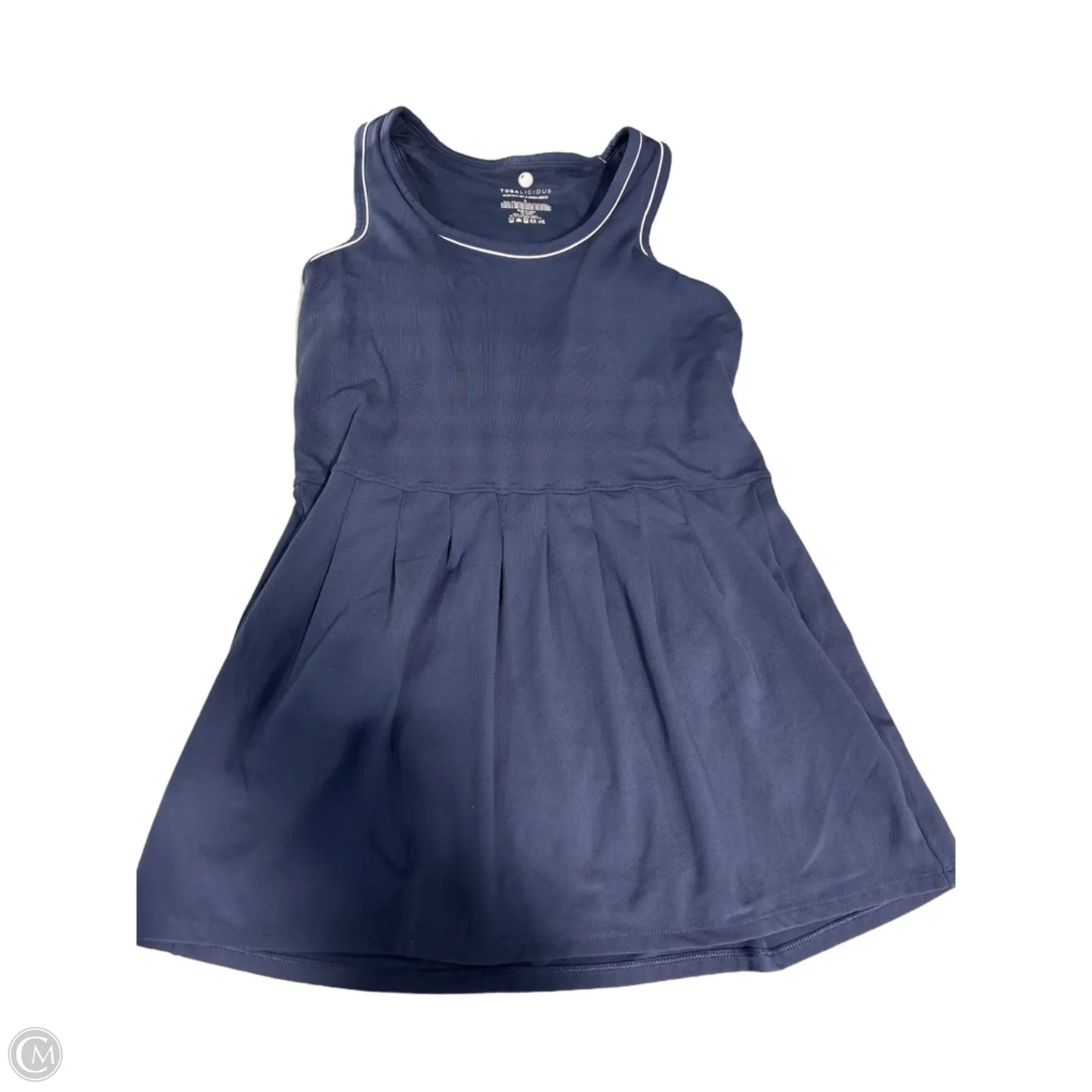 Athletic Dress By Yogalicious In Navy, Size: L