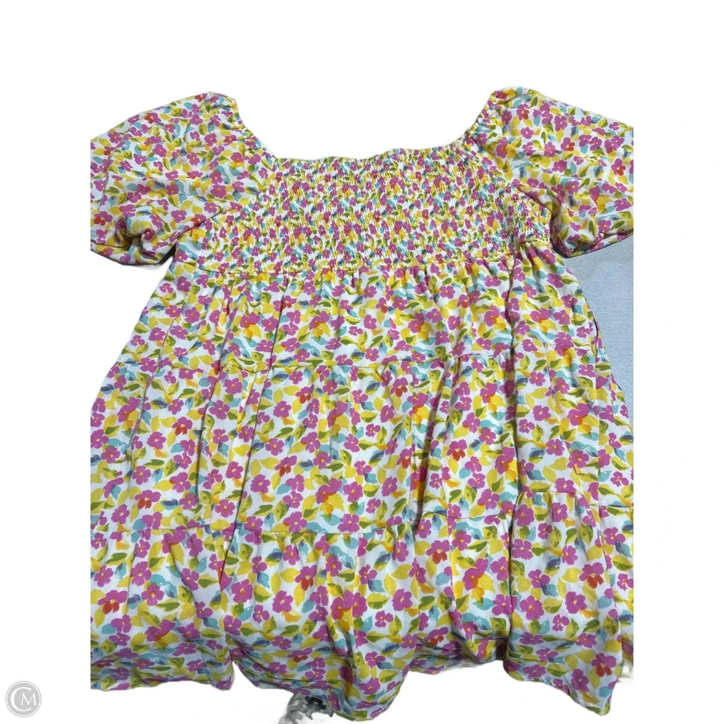 Dress Casual Short By Cmc In Floral Print, Size: 2x