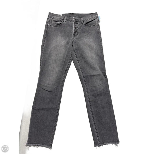 Jeans Straight By Gap In Black, Size: 10