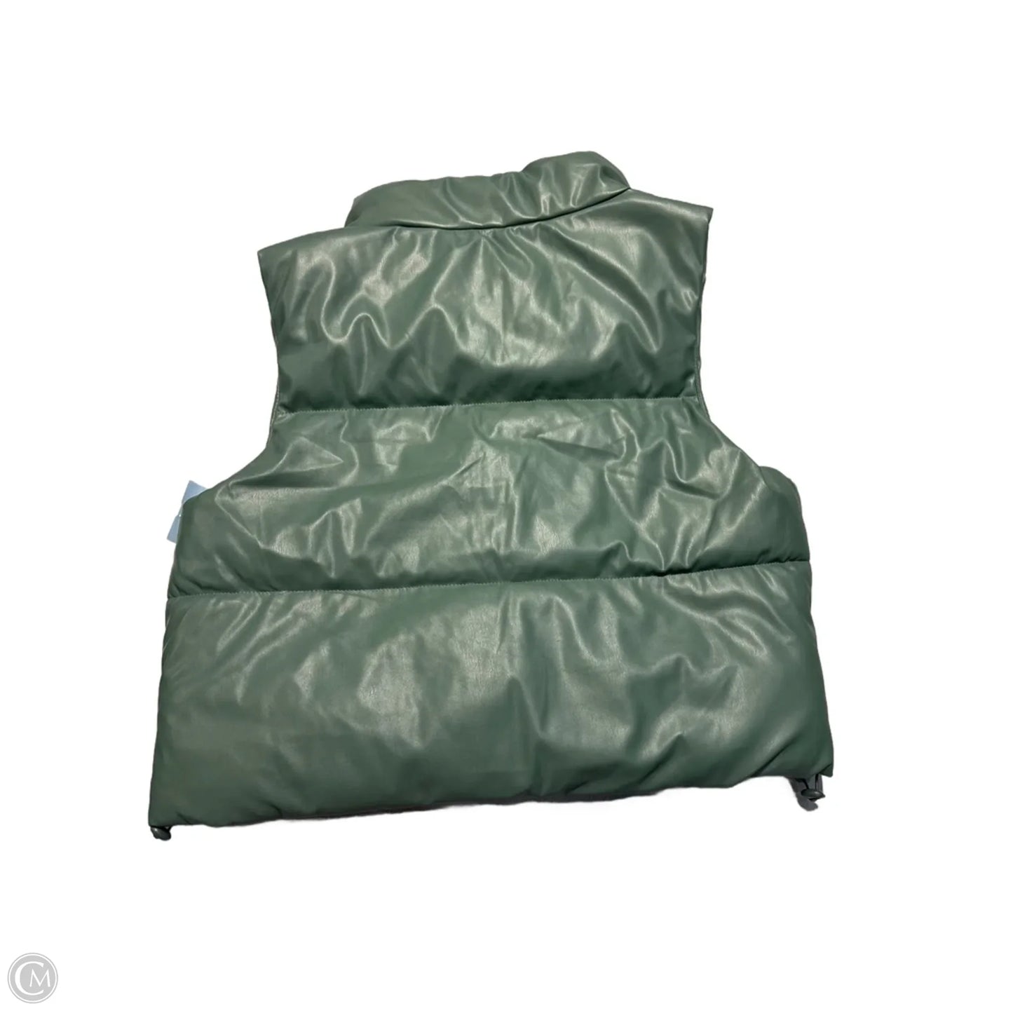 Vest Puffer & Quilted By Love Tree In Green, Size: L