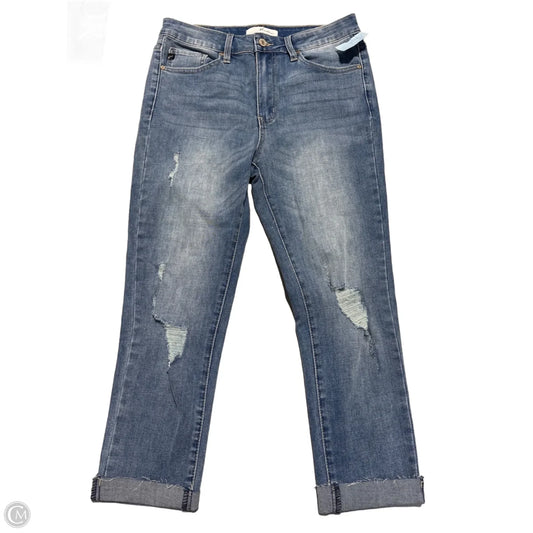 Jeans Straight By Kancan In Blue Denim, Size: 8