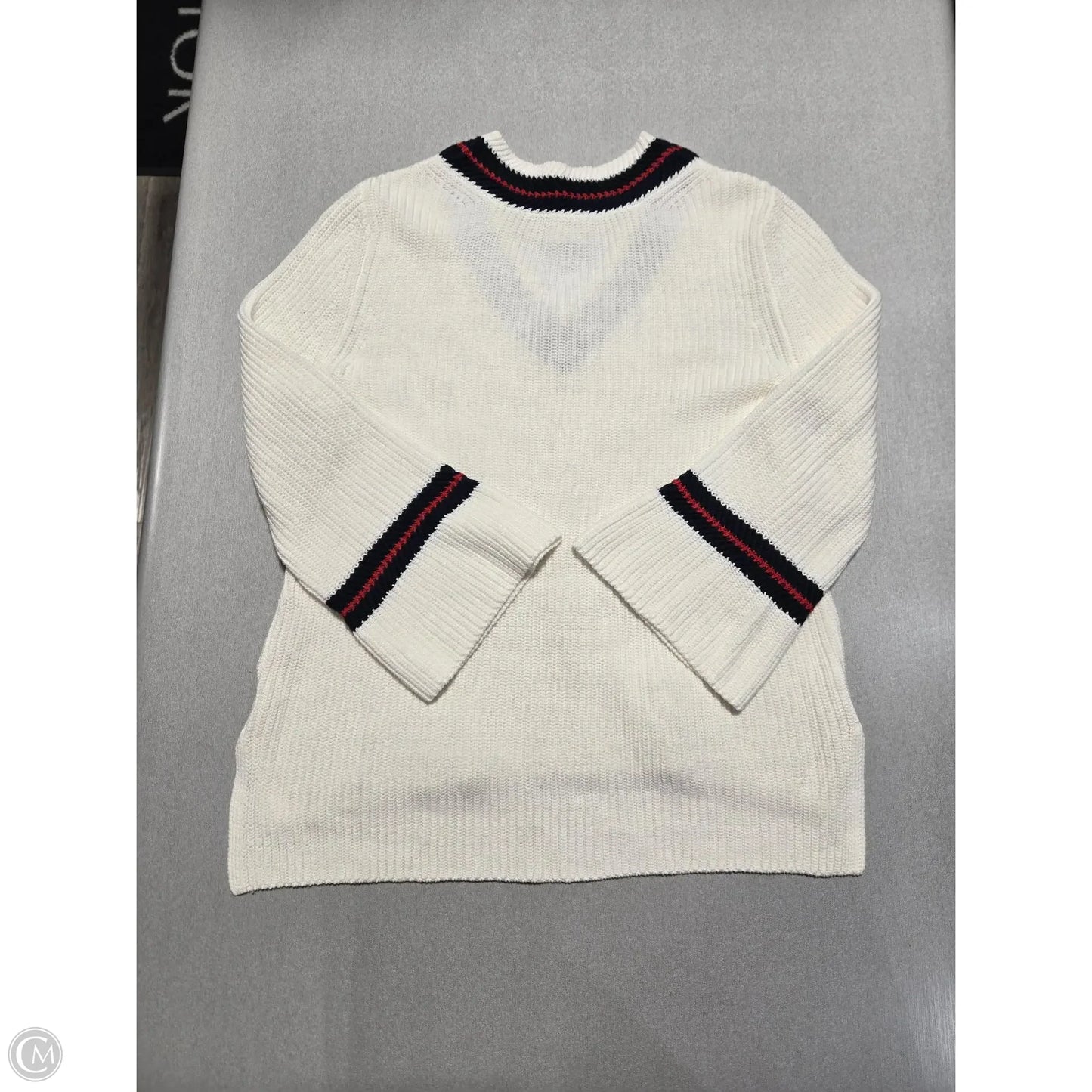 Sweater By Cabi In White, Size: S