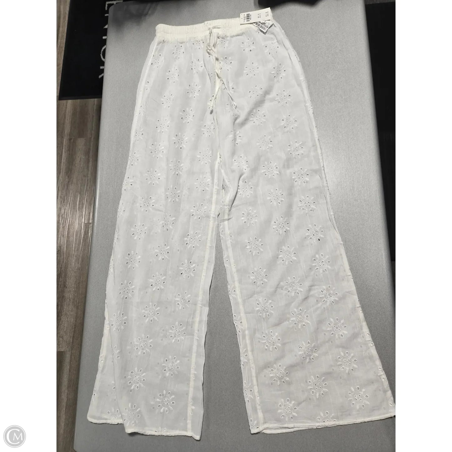 Pants Linen By Abercrombie And Fitch In White, Size: S