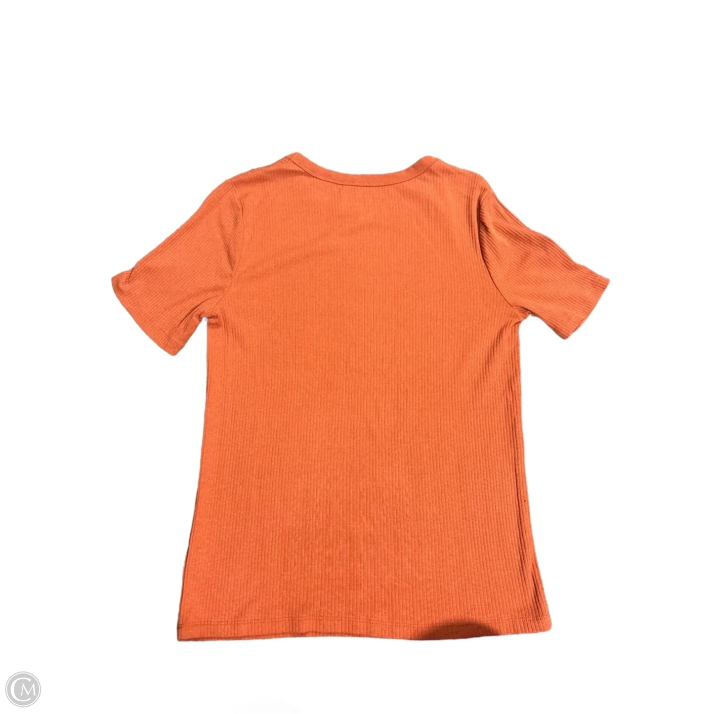 Top Short Sleeve By A New Day In Orange, Size: L