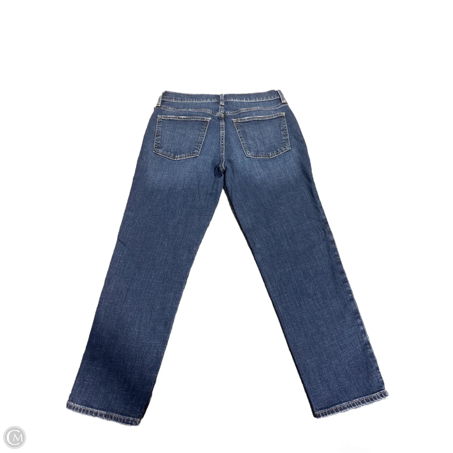 Jeans Straight By Gap In Blue Denim, Size: 6
