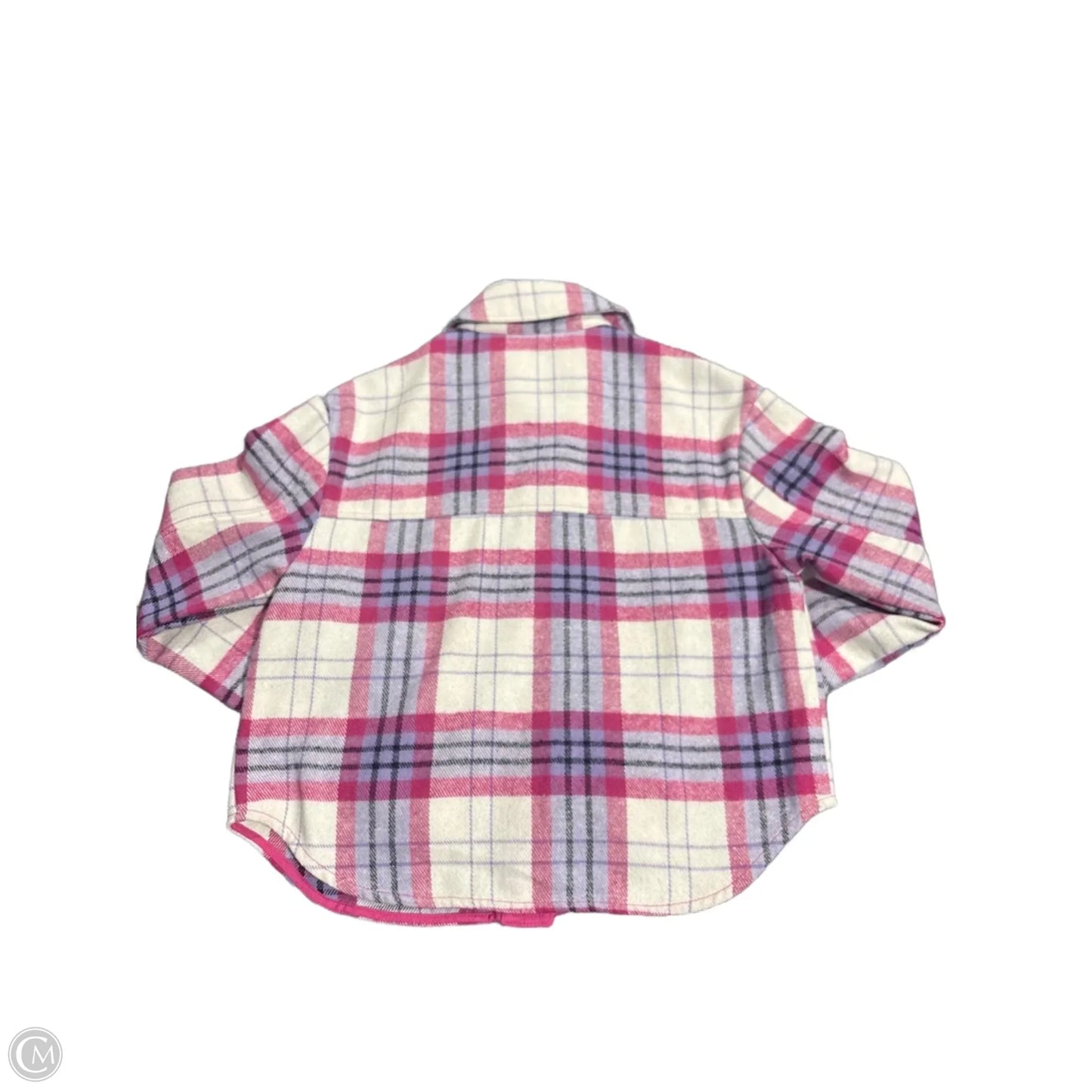 Top Long Sleeve By Kut In Plaid Pattern, Size: S