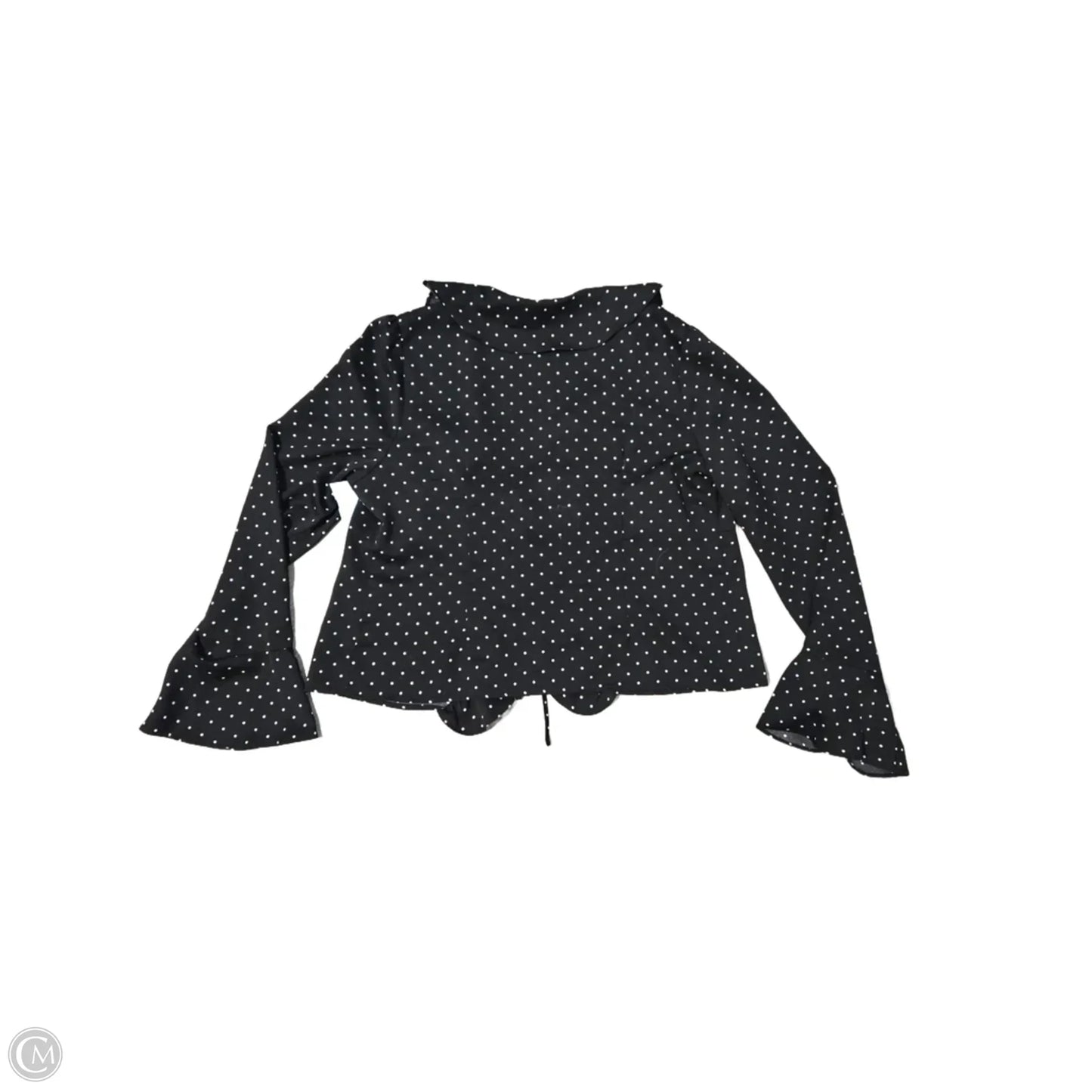 Top Long Sleeve By Cmc In Polkadot Pattern, Size: Xl
