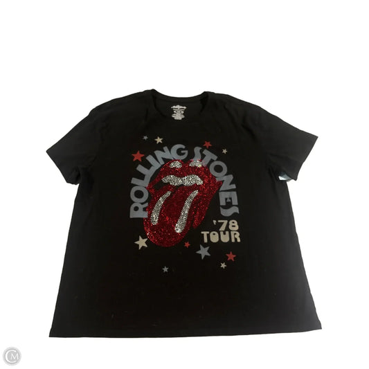 Top Short Sleeve Basic By Cmc In Black, Size: Xl