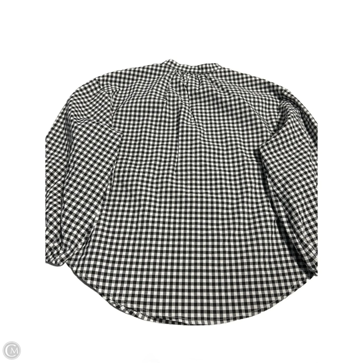 Top Long Sleeve By A New Day In Black & White, Size: S