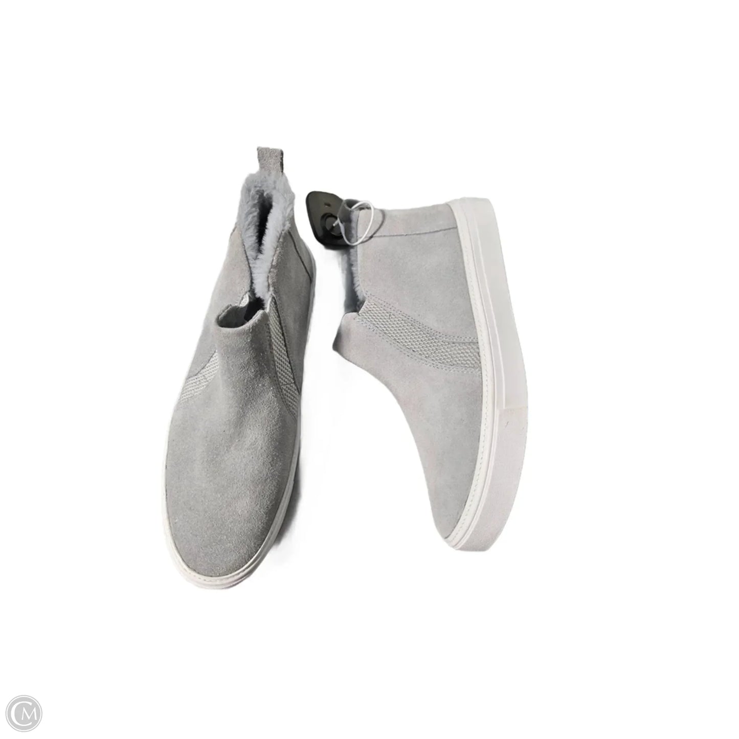 Boots Ankle Flats By Toms In Grey, Size: 9