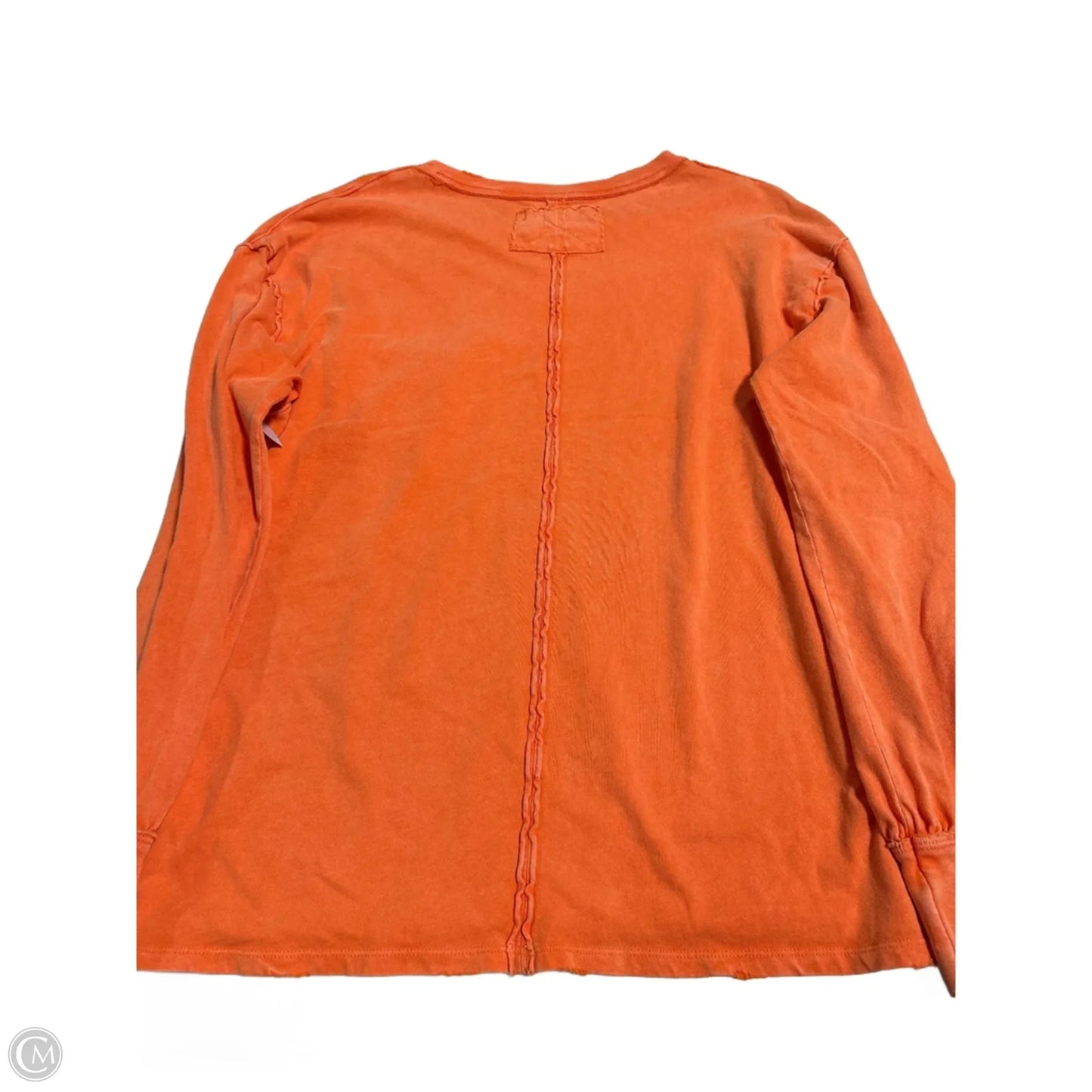 Top Long Sleeve By We The Free In Orange, Size: Xs