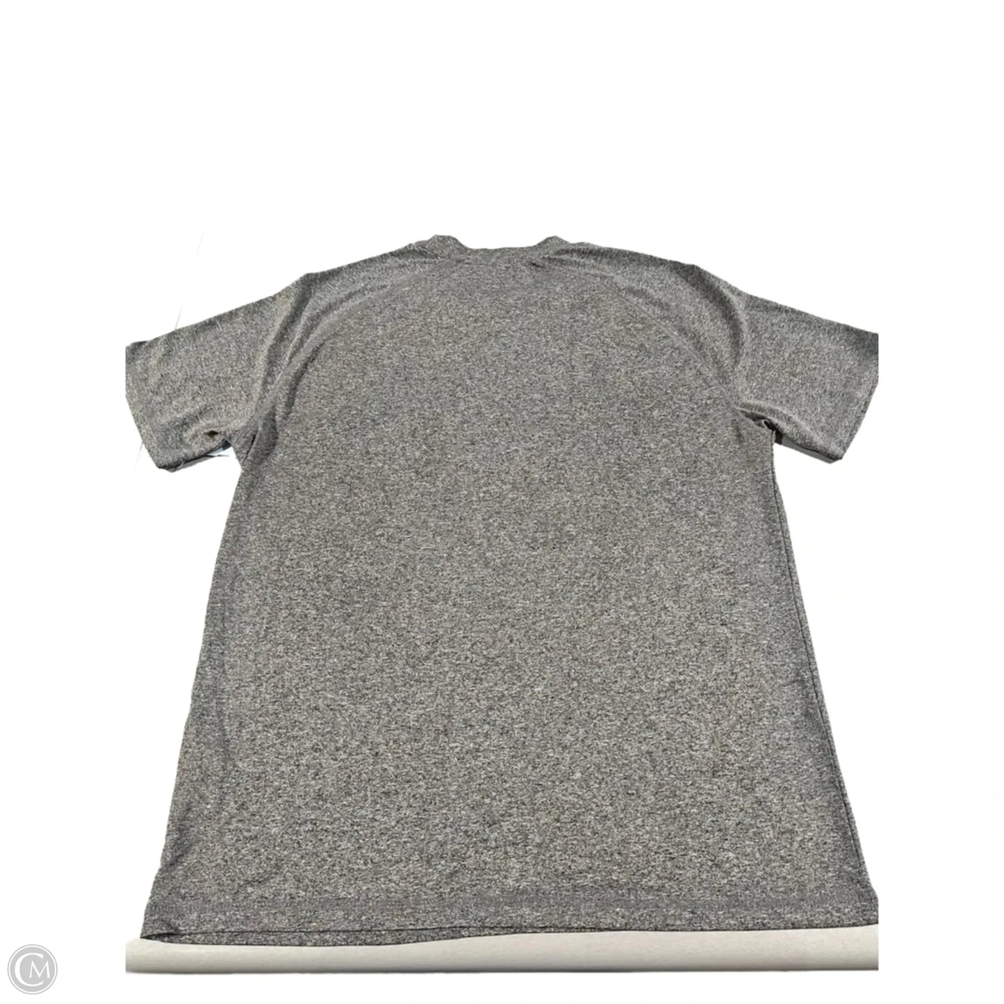 Athletic Top Short Sleeve By Hanes In Grey, Size: M