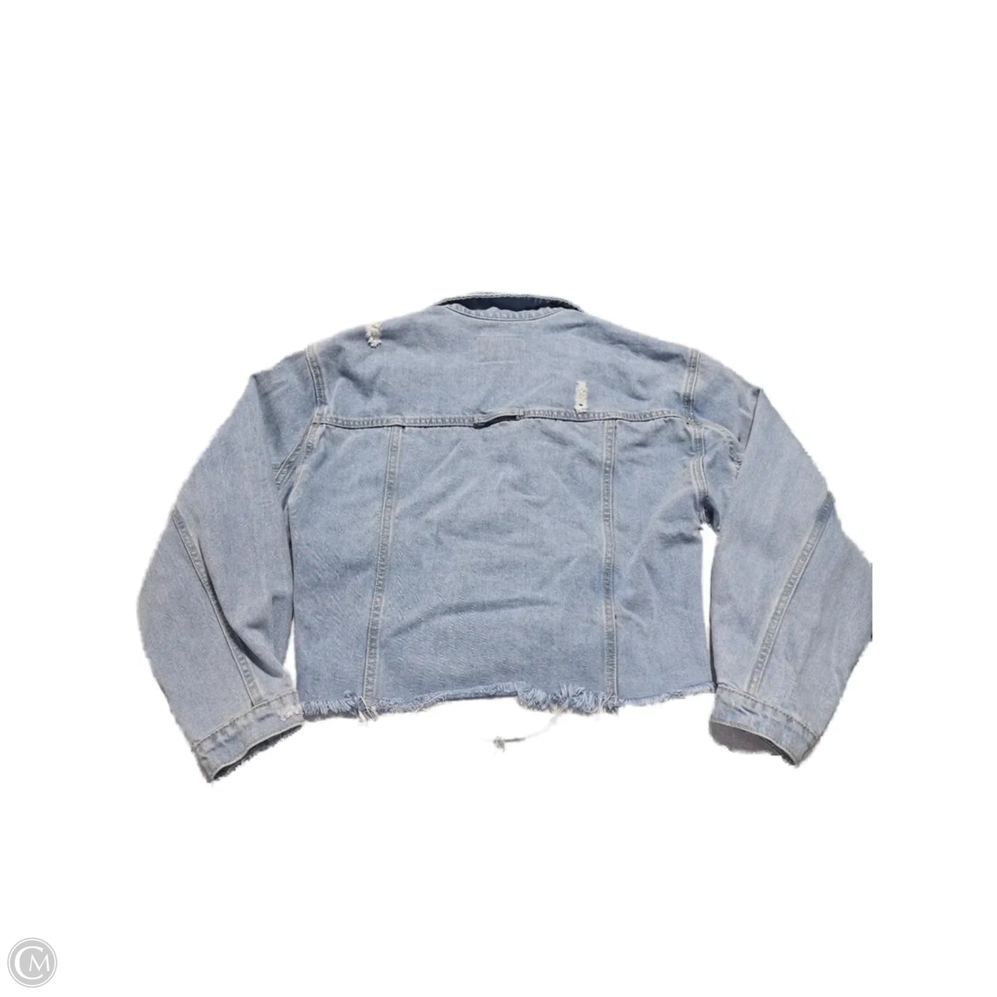 Jacket Denim By Cmb In Blue Denim, Size: M