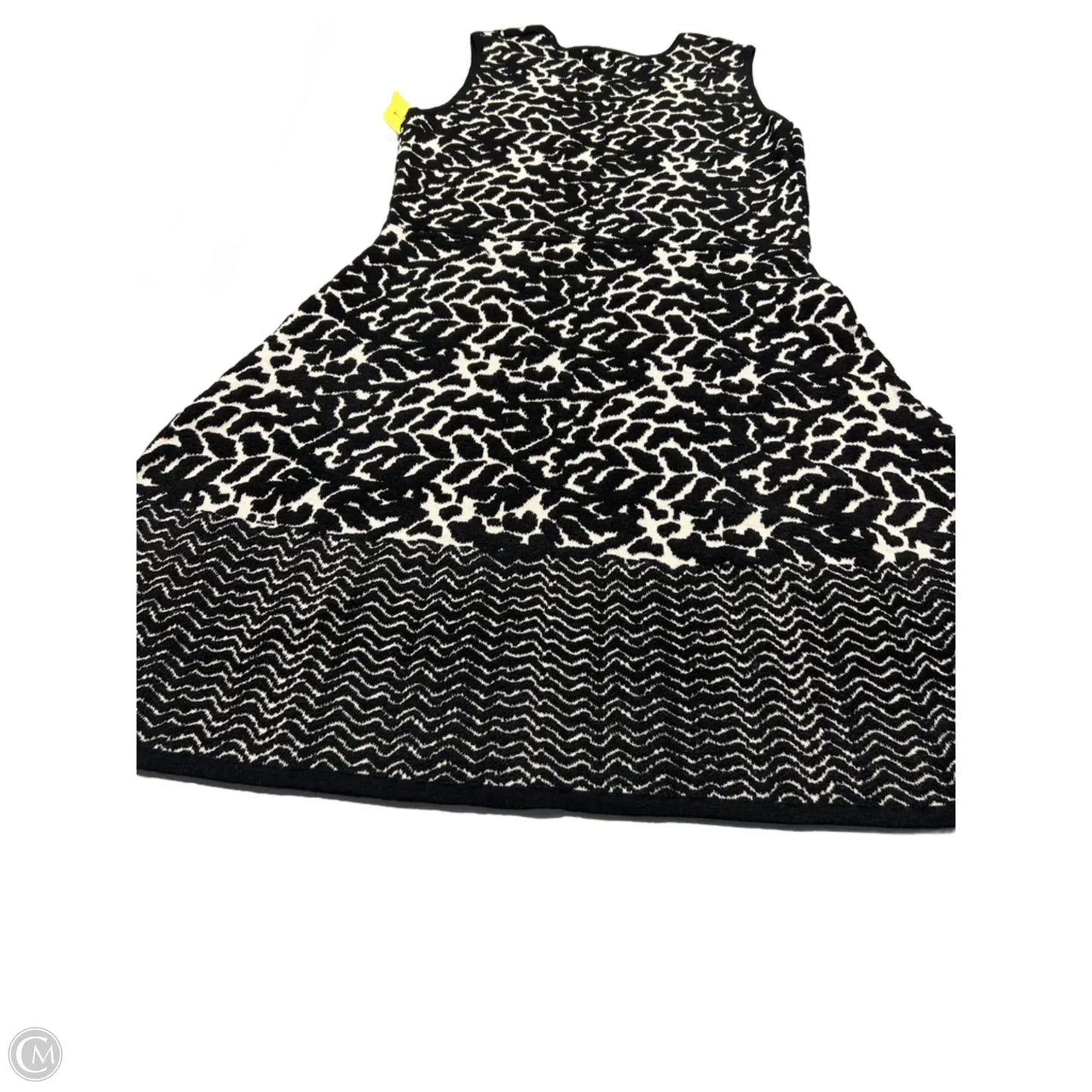Dress Casual Midi By Just Taylor In Black & White, Size: Xl