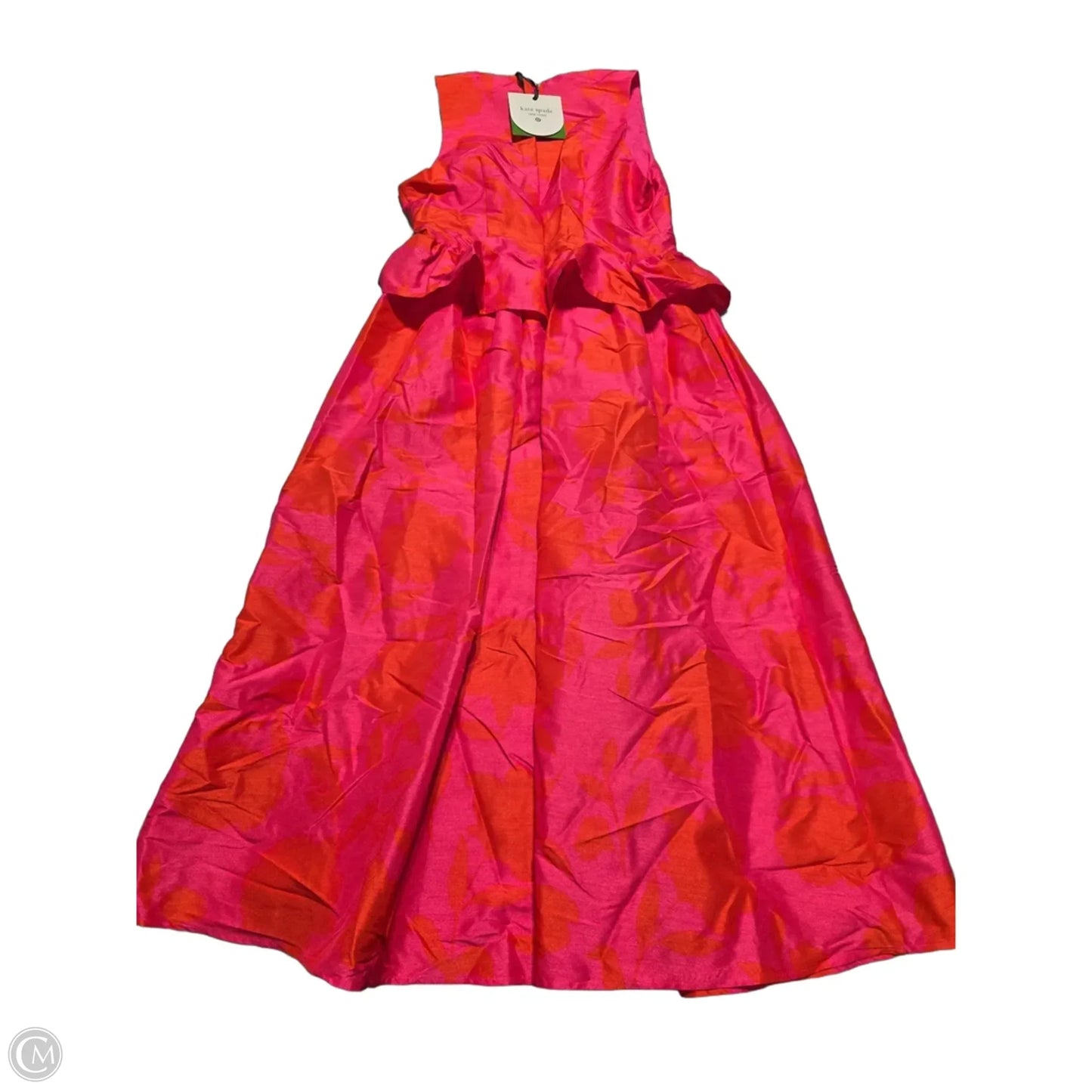 Dress Designer By Kate Spade In Orange & Pink, Size: Xs
