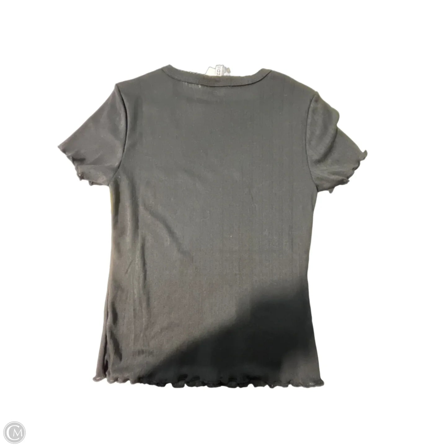 Top Short Sleeve By Divided In Black, Size: M