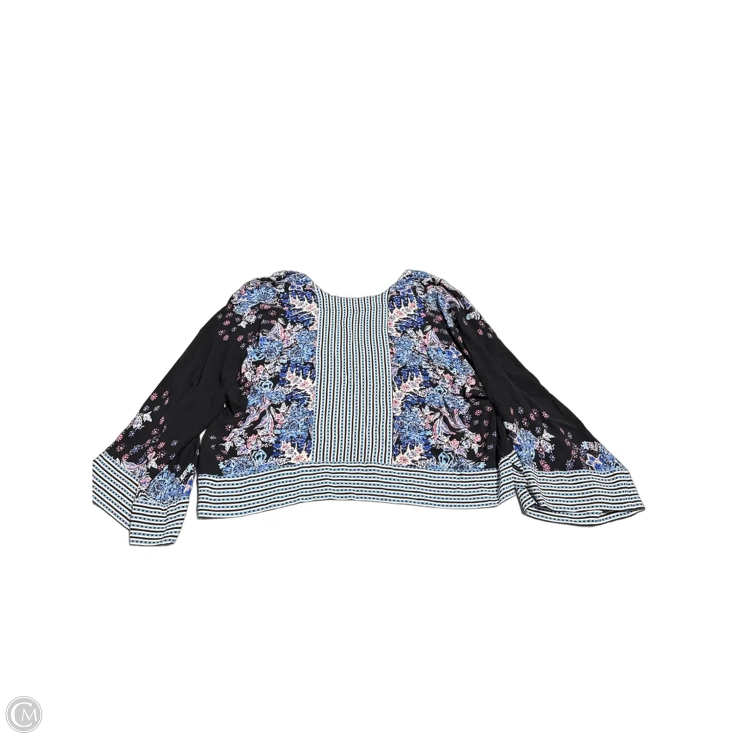Top 3/4 Sleeve By Free People In Black, Size: S
