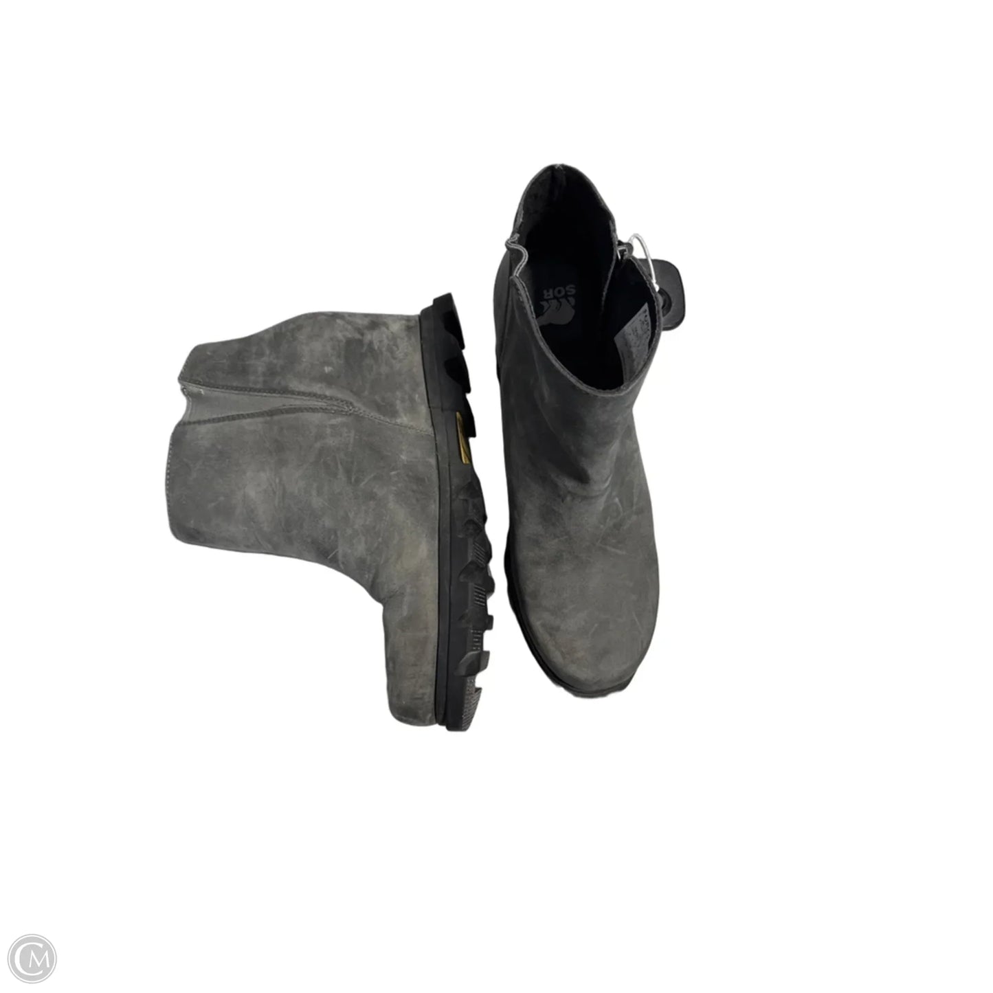 Boots Ankle Flats By Sorel In Grey, Size: 9