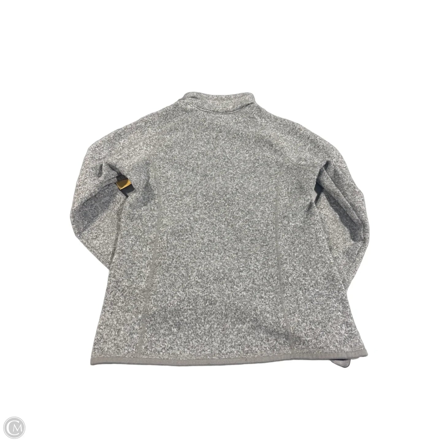 Sweatshirt Collar By Patagonia In Grey, Size: S