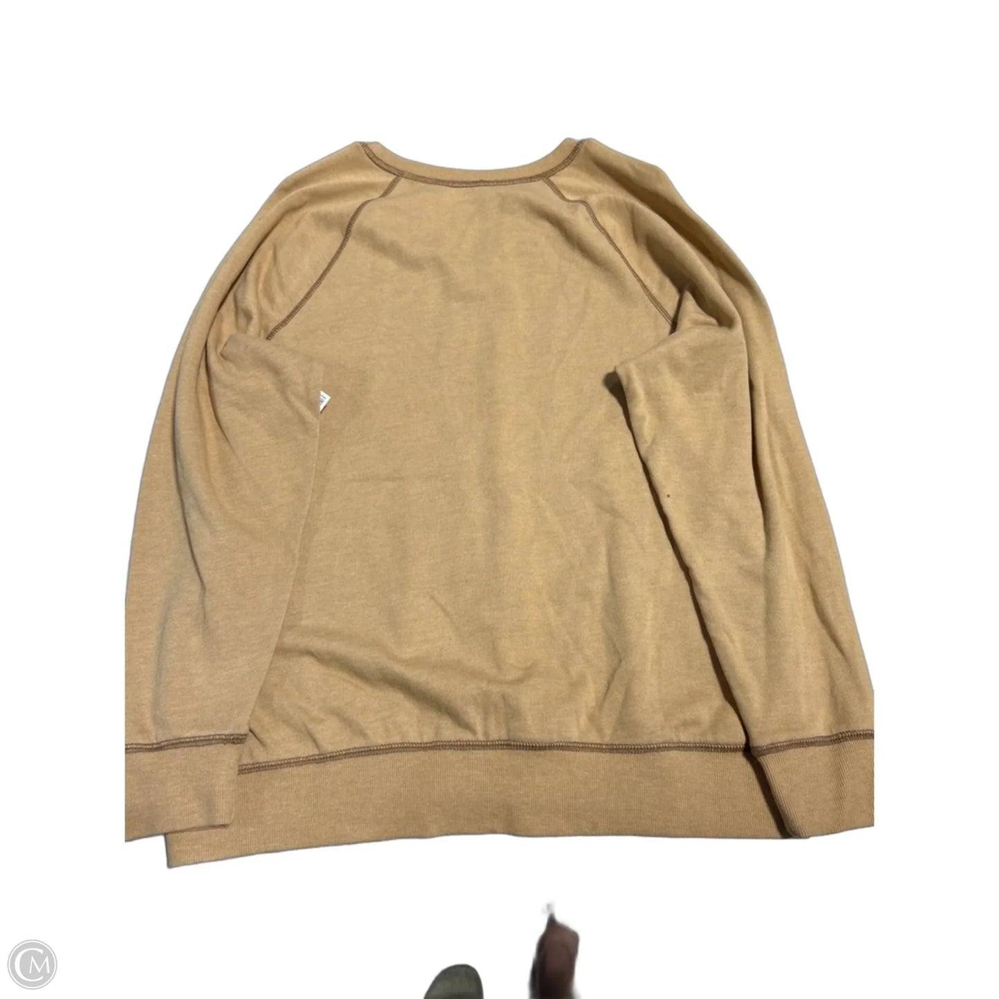 Top Long Sleeve By Cmc In Yellow, Size: Xl