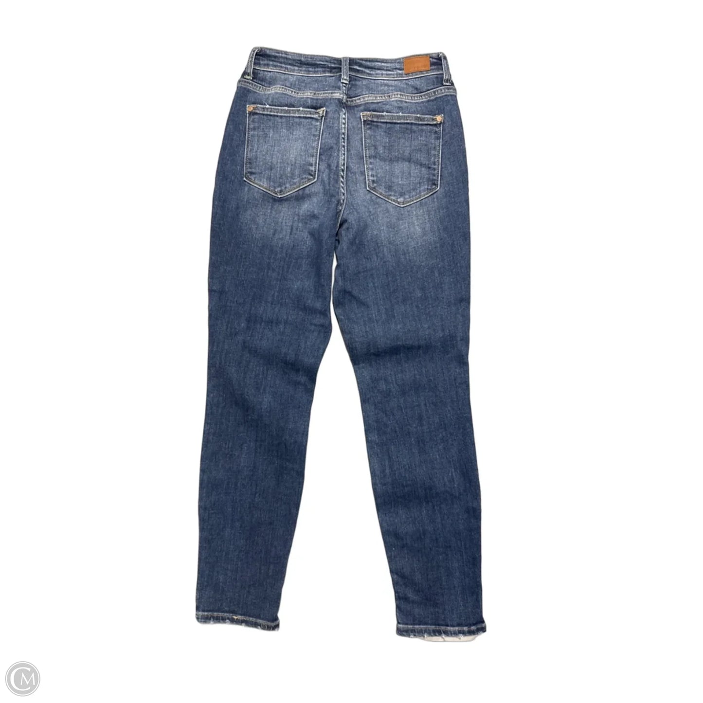 Jeans Straight By Judy Blue In Blue Denim, Size: 4