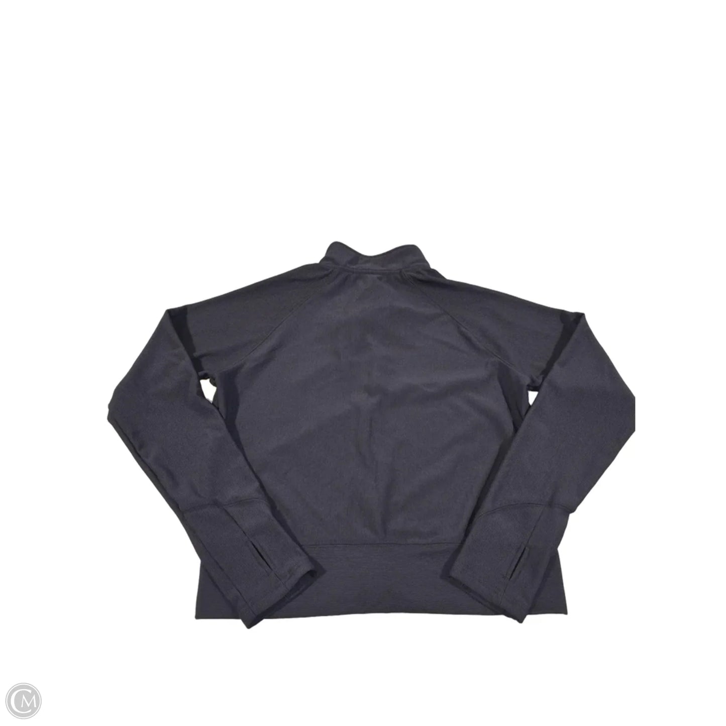 Athletic Top Long Sleeve Collar By Move Theology In Black, Size: L