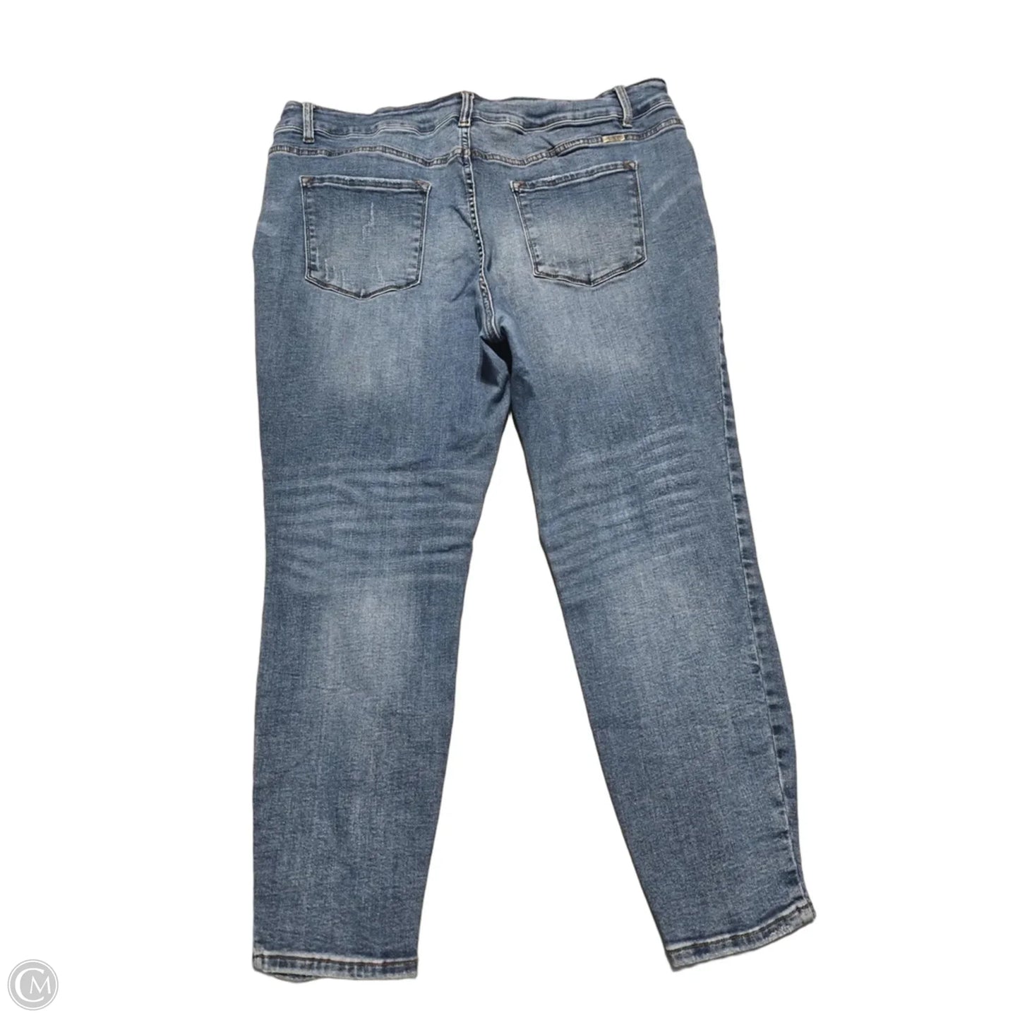 Jeans Straight By Kancan In Blue Denim, Size: 24