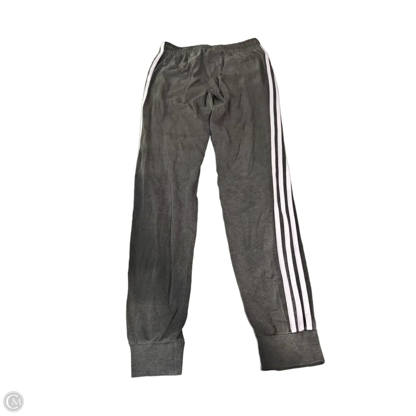 Athletic Pants By Adidas In Grey, Size: S