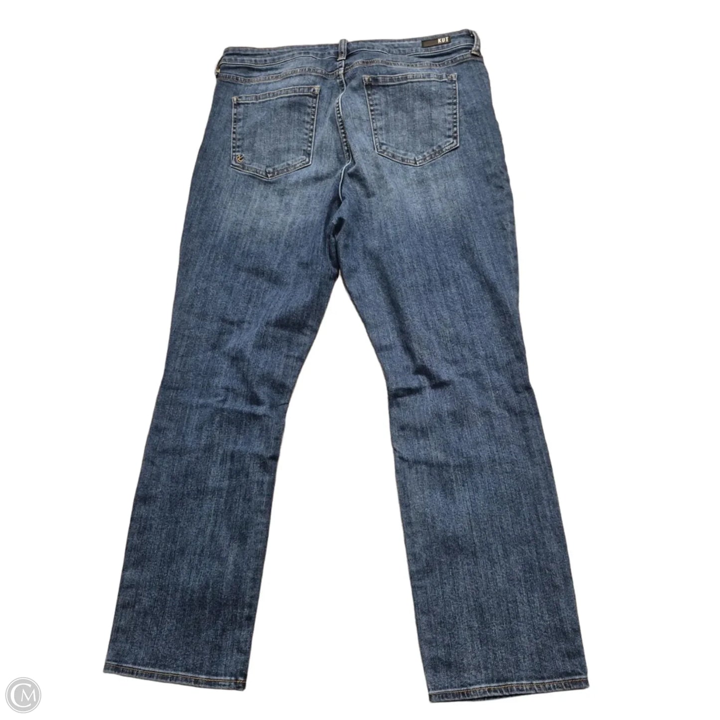Jeans Boyfriend By Kut In Blue Denim, Size: 16