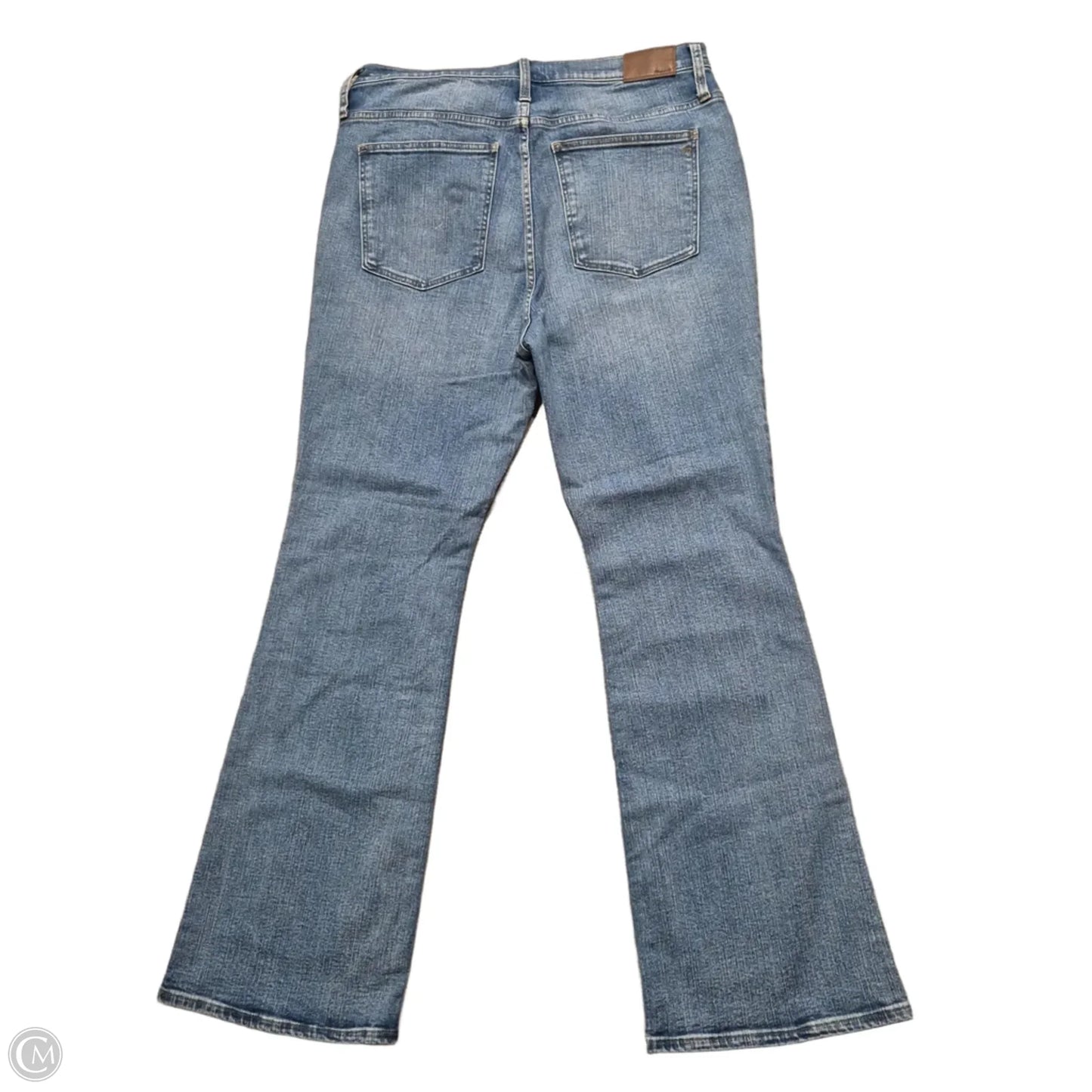 Jeans Flared By Madewell In Blue Denim, Size: 16