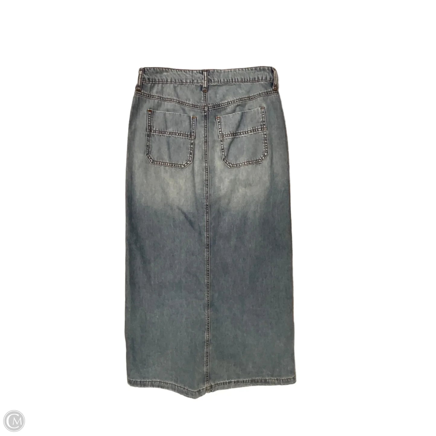 Skirt Maxi By Kut In Blue Denim, Size: Xs