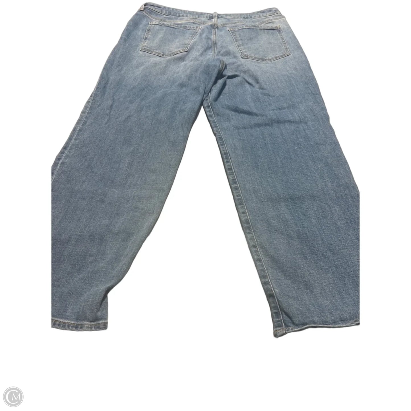 Jeans Straight By Old Navy In Blue Denim, Size: 16