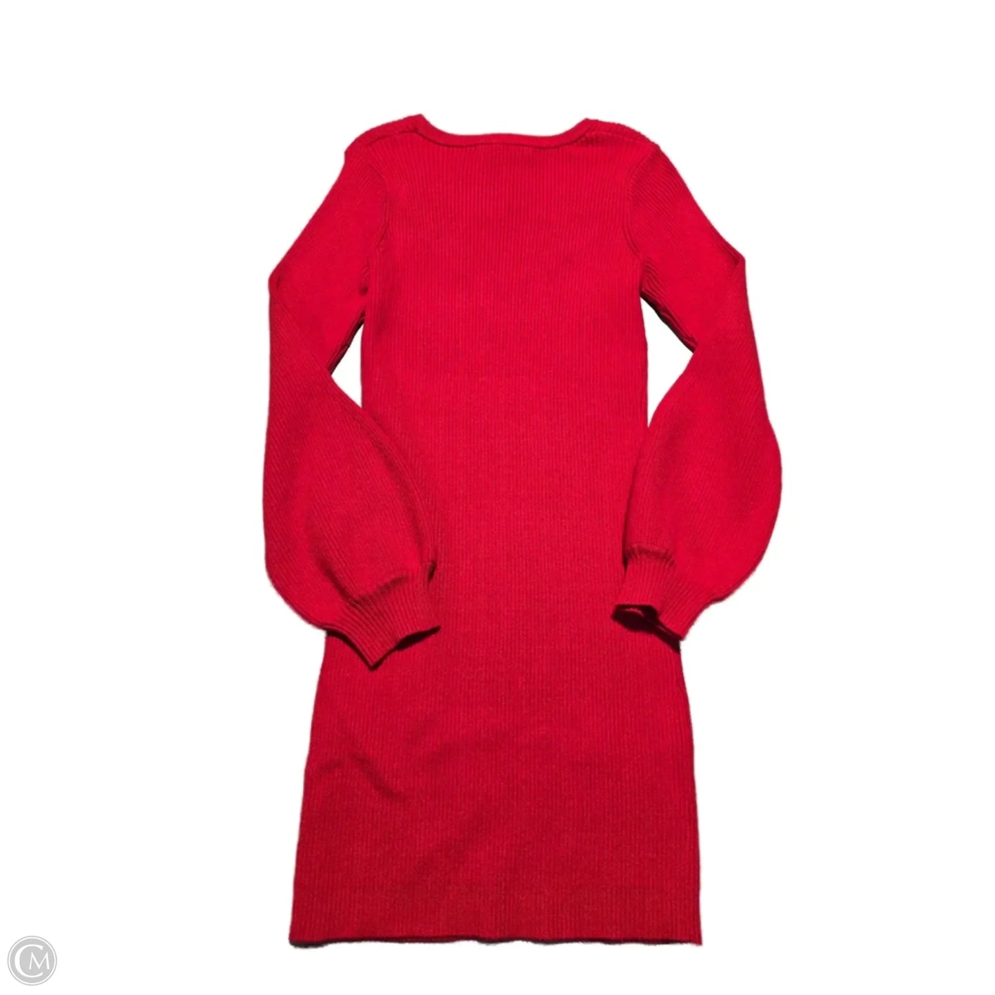 Dress Casual Midi By Cma In Red, Size: M
