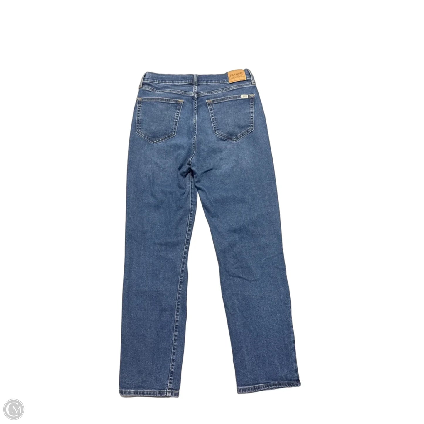 Jeans Straight By Levis In Blue Denim, Size: 8